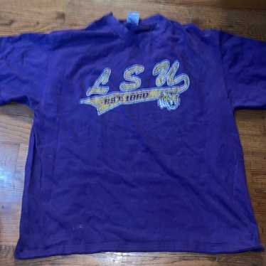 Vintage 90s Soffe Louisiana State LSU Tigers Shor… - image 1