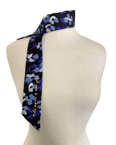 Kate Spade Blue,Purple, and Navy Skinny Scarf