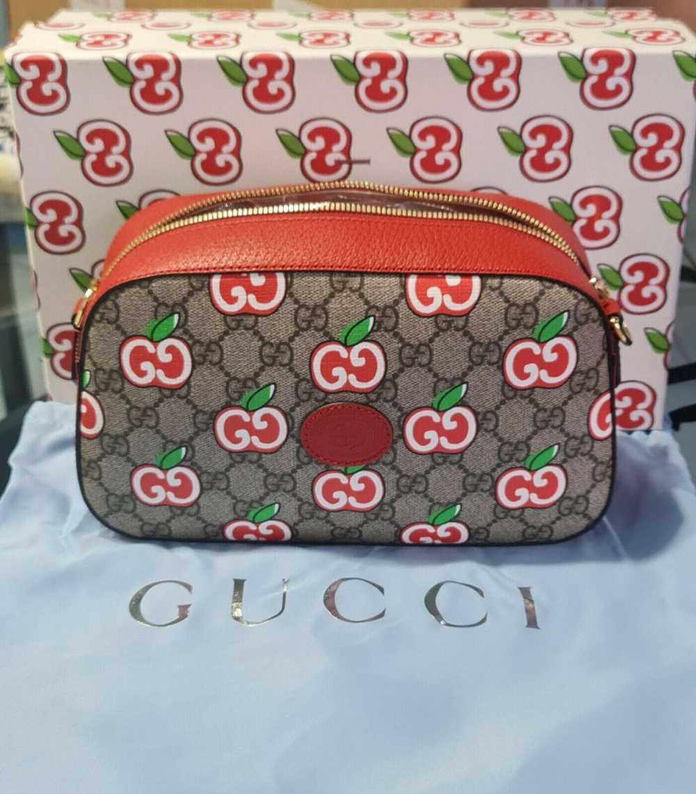 Gucci Gucci Apple Monogram Camera Bag - image 6