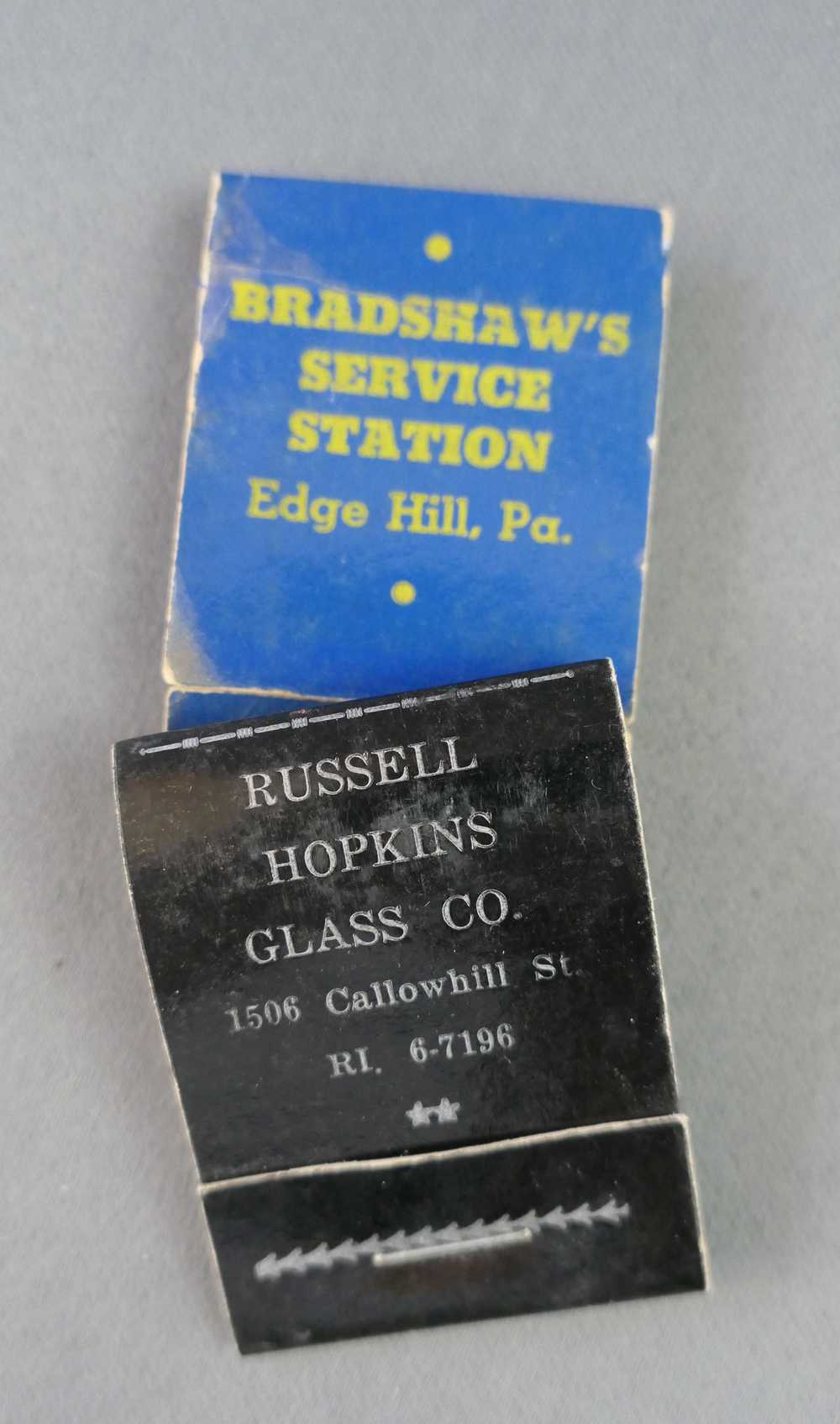 2 Vintage 1940s Matchbooks with Stocking Repair K… - image 1