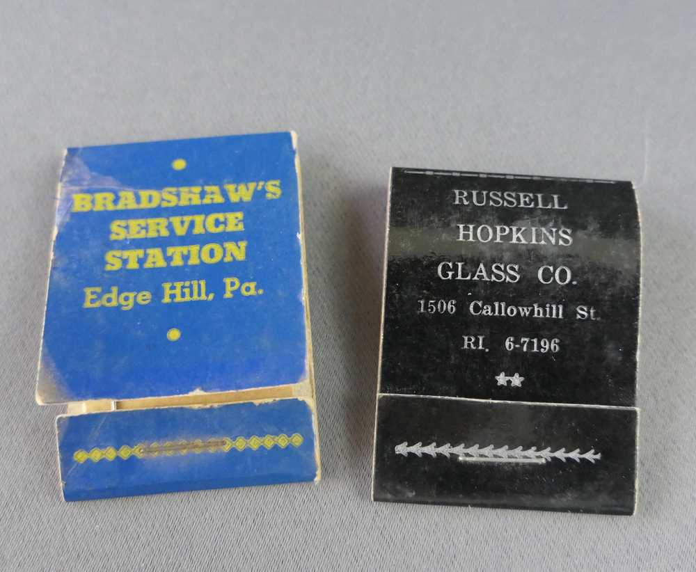 2 Vintage 1940s Matchbooks with Stocking Repair K… - image 2