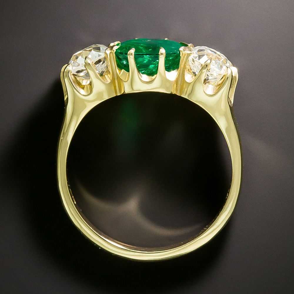 Lang Collection 1.68 Carat Emerald and Diamond Th… - image 3