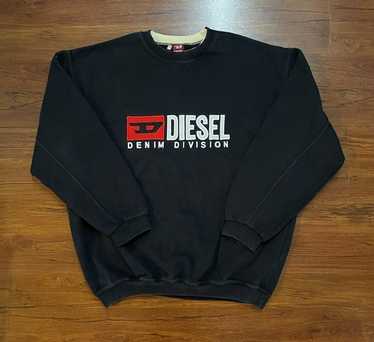DIESEL t-madjust-ls-k1 トーナル Diesel-Denim-Division-78 T-MADJUST-LS-K1 Long-sleeve T-shirt with tonal print