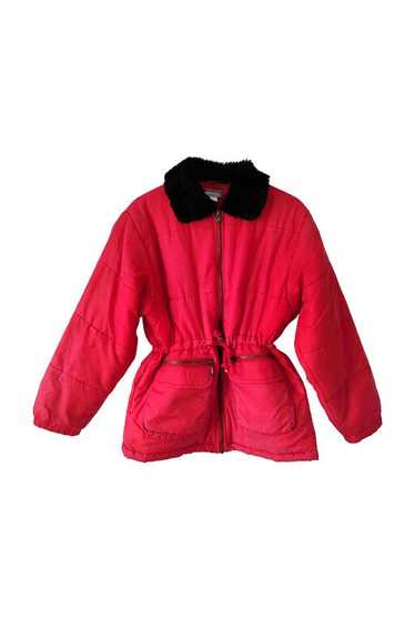 Naf Naf down jacket - Naf Naf Red ski jacket Black