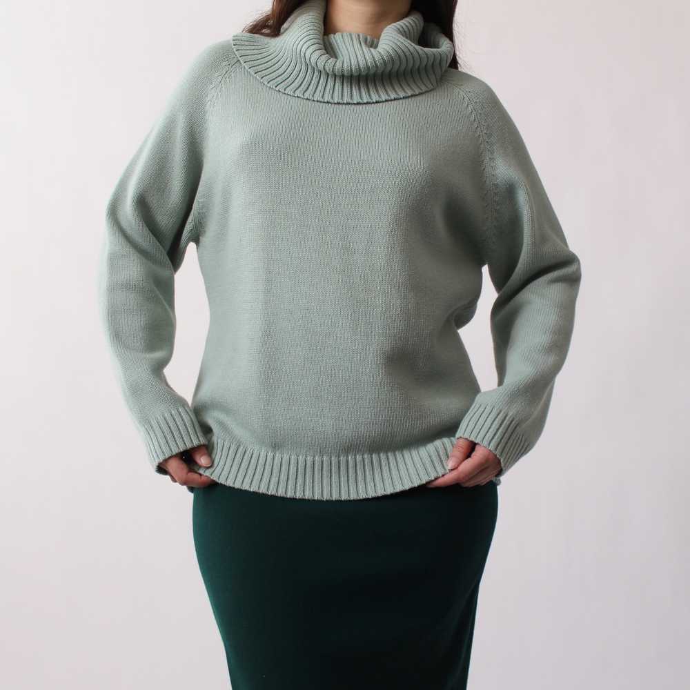 90s Soft Seafoam Sweater - image 4