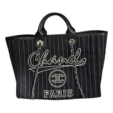 Chanel Deauville cloth tote - image 1