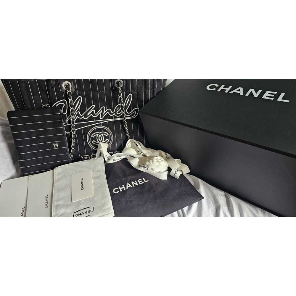 Chanel Deauville cloth tote - image 8