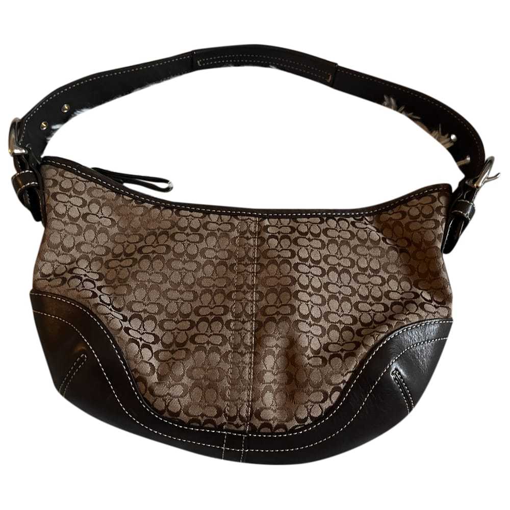 Coach Signature Sufflette cloth handbag - image 1