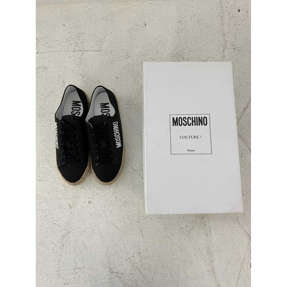 Moschino Leather low trainers - image 10