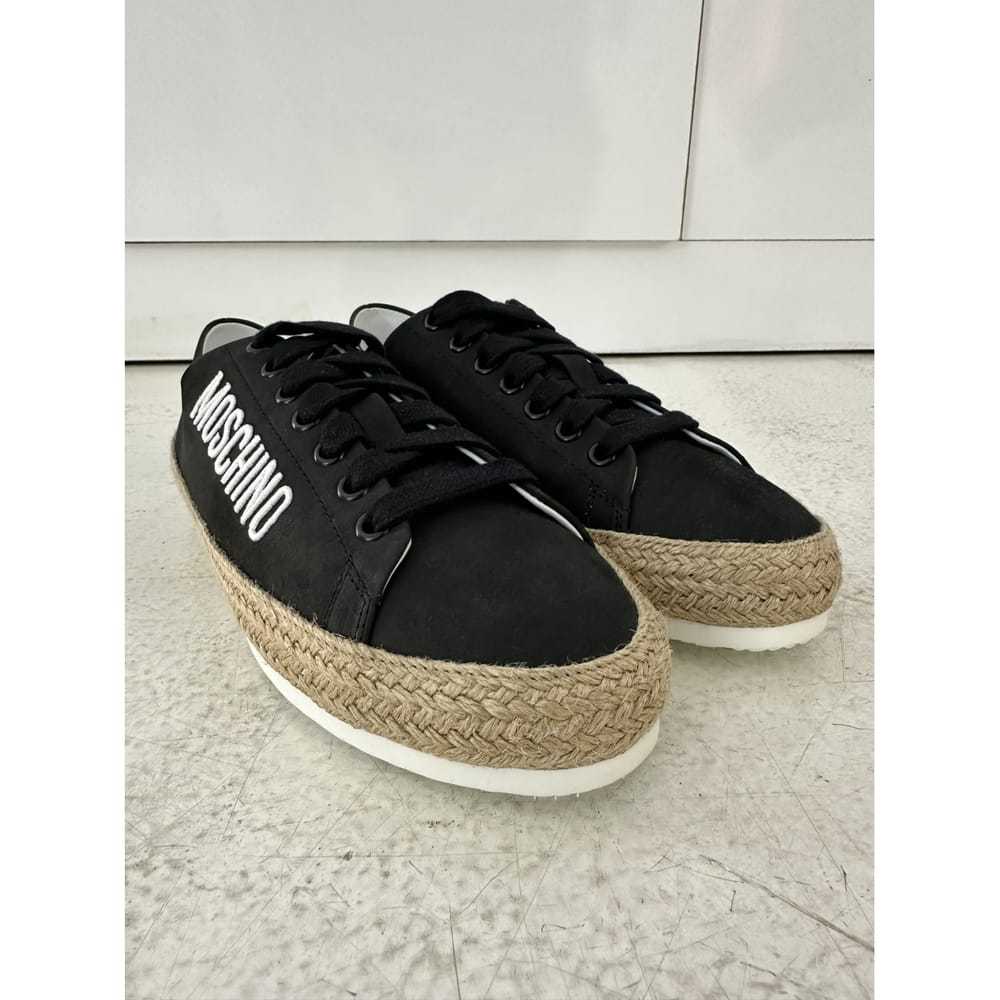 Moschino Leather low trainers - image 5