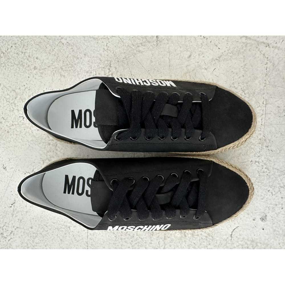 Moschino Leather low trainers - image 6