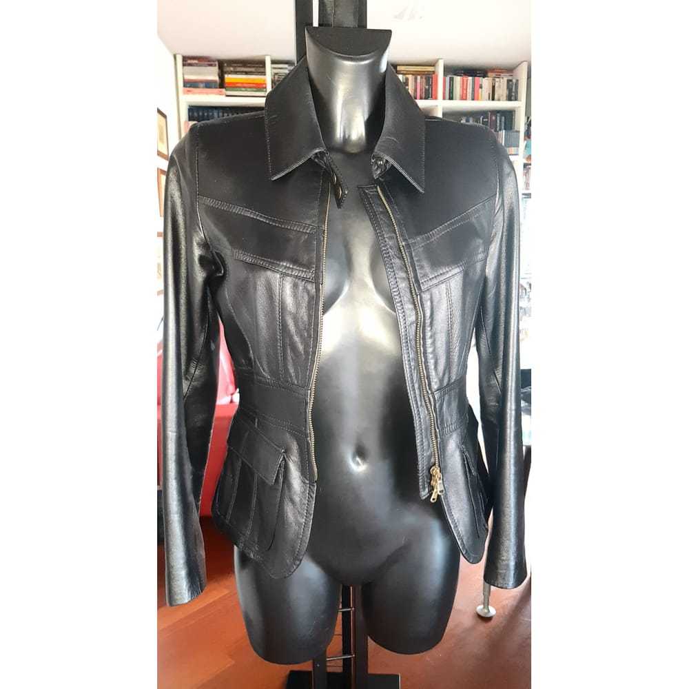 Blumarine Leather blazer - image 5