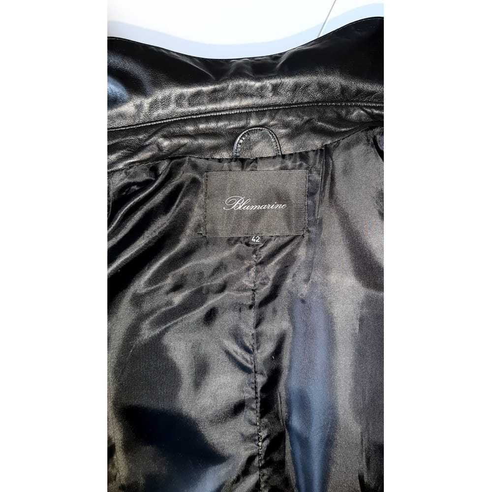 Blumarine Leather blazer - image 6