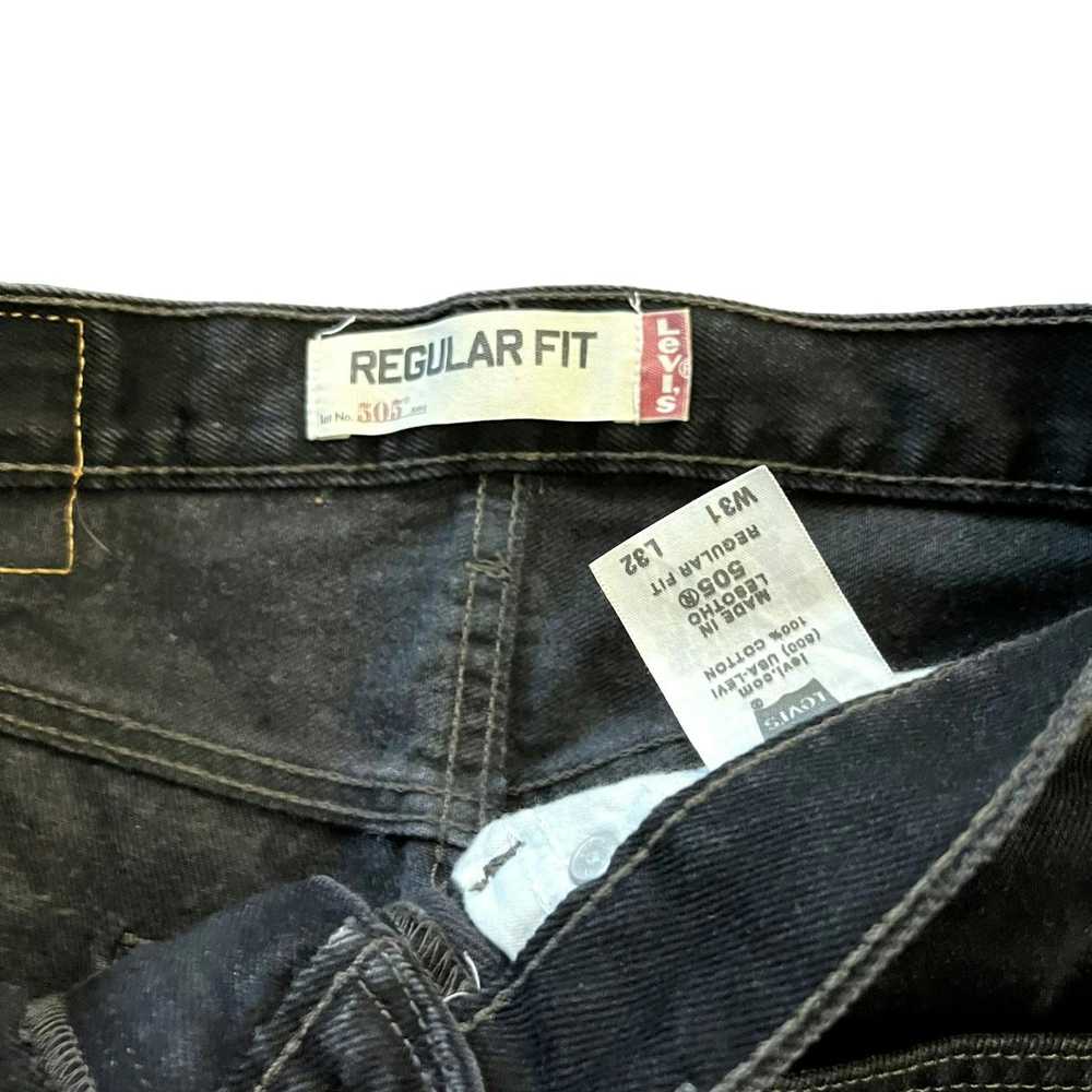 Vintage Y2K VTG Black Levis 501 Denim Jeans Butto… - image 12