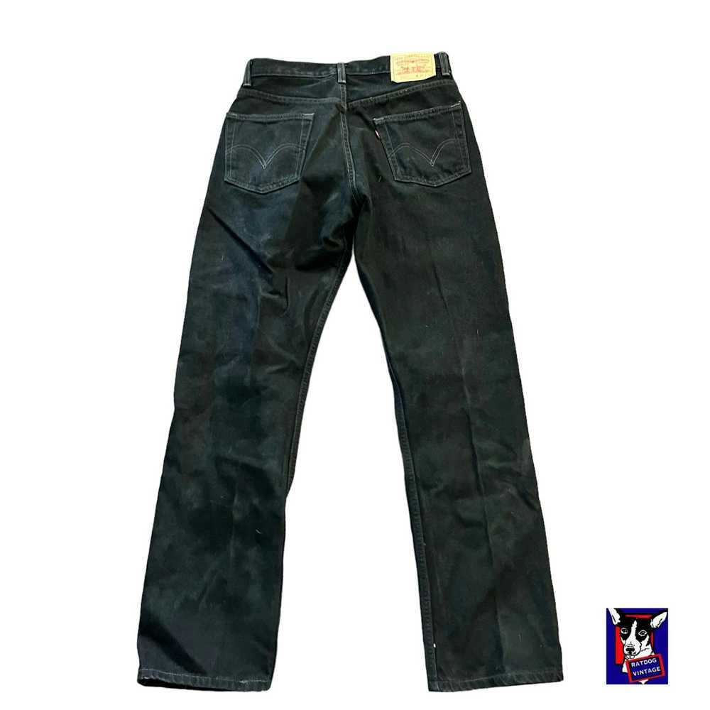 Vintage Y2K VTG Black Levis 501 Denim Jeans Butto… - image 1