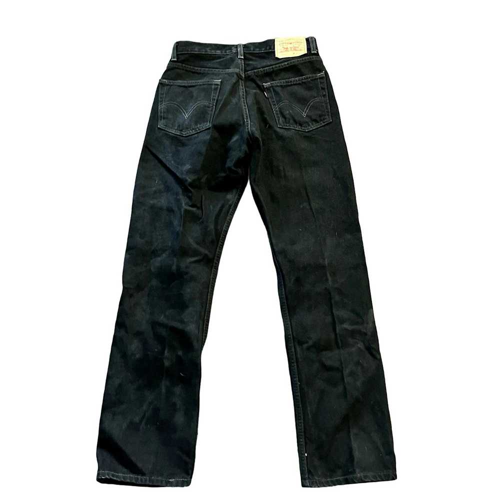 Vintage Y2K VTG Black Levis 501 Denim Jeans Butto… - image 2