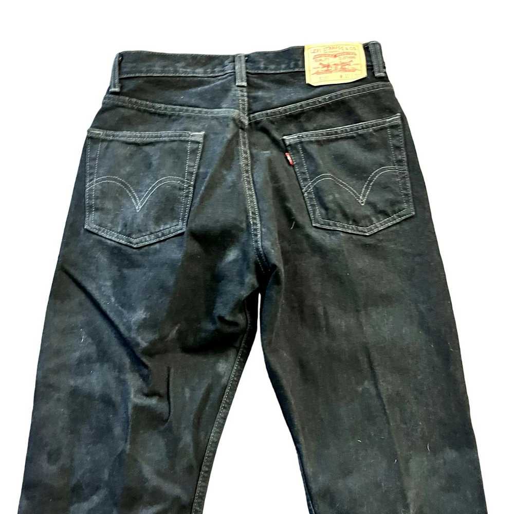 Vintage Y2K VTG Black Levis 501 Denim Jeans Butto… - image 3
