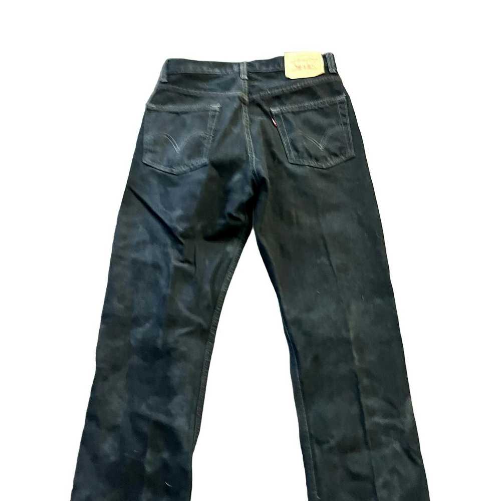 Vintage Y2K VTG Black Levis 501 Denim Jeans Butto… - image 4