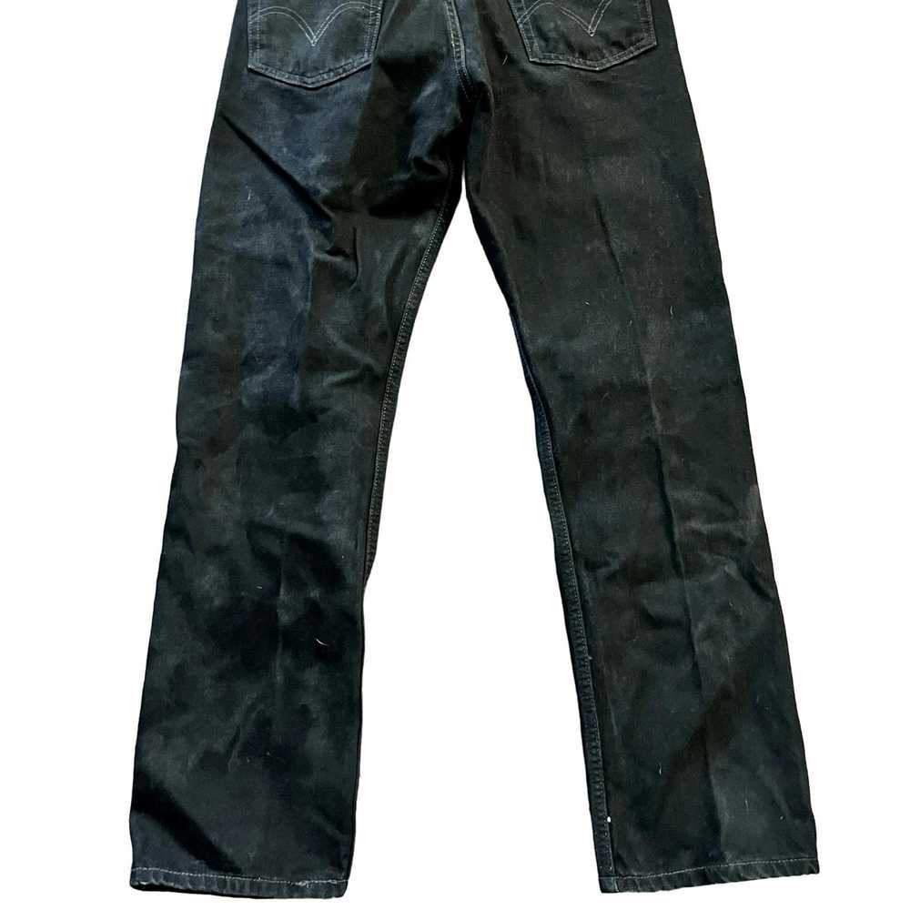 Vintage Y2K VTG Black Levis 501 Denim Jeans Butto… - image 5