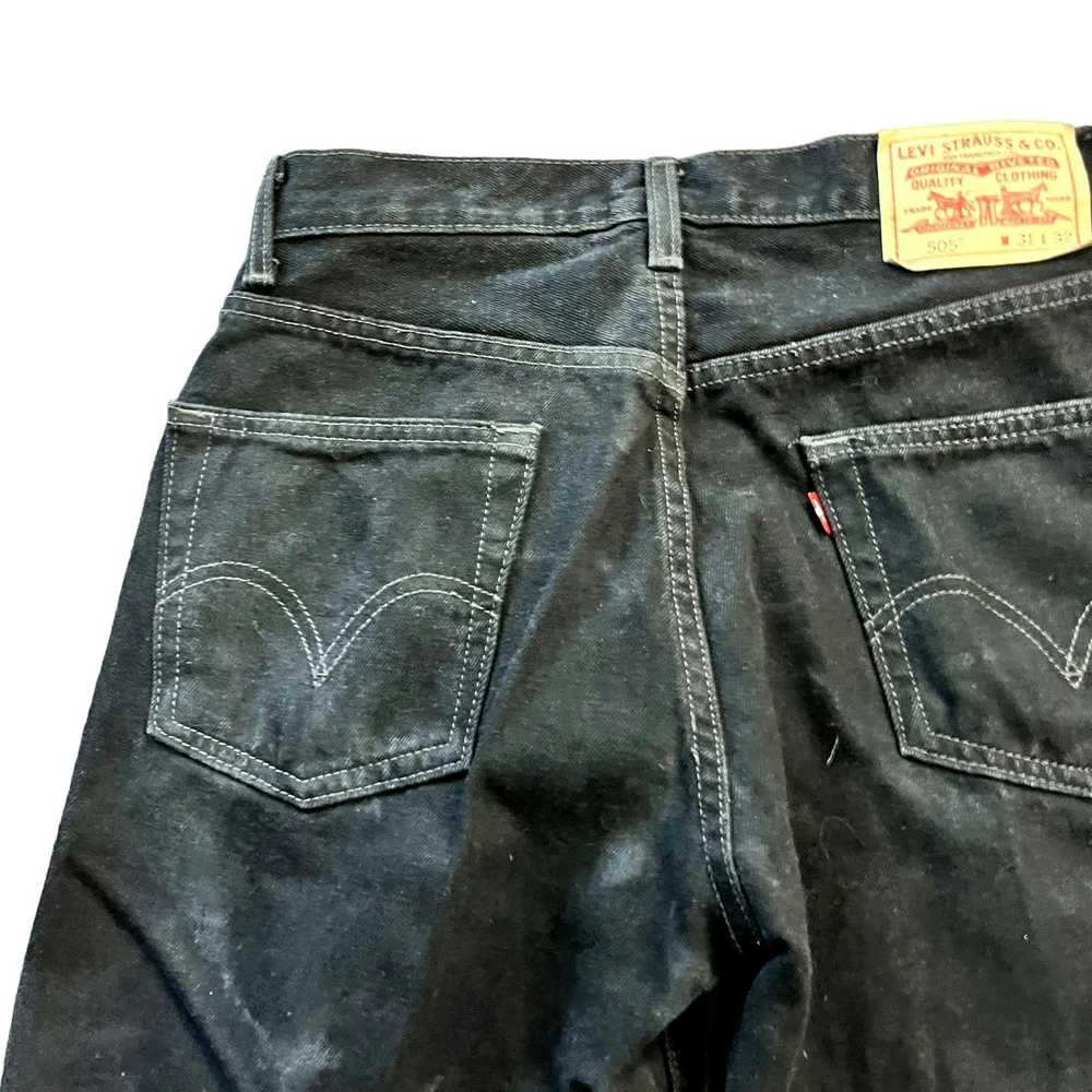 Vintage Y2K VTG Black Levis 501 Denim Jeans Butto… - image 7