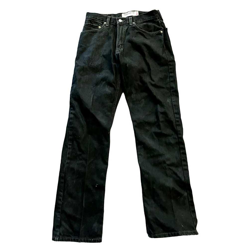 Vintage Y2K VTG Black Levis 501 Denim Jeans Butto… - image 8