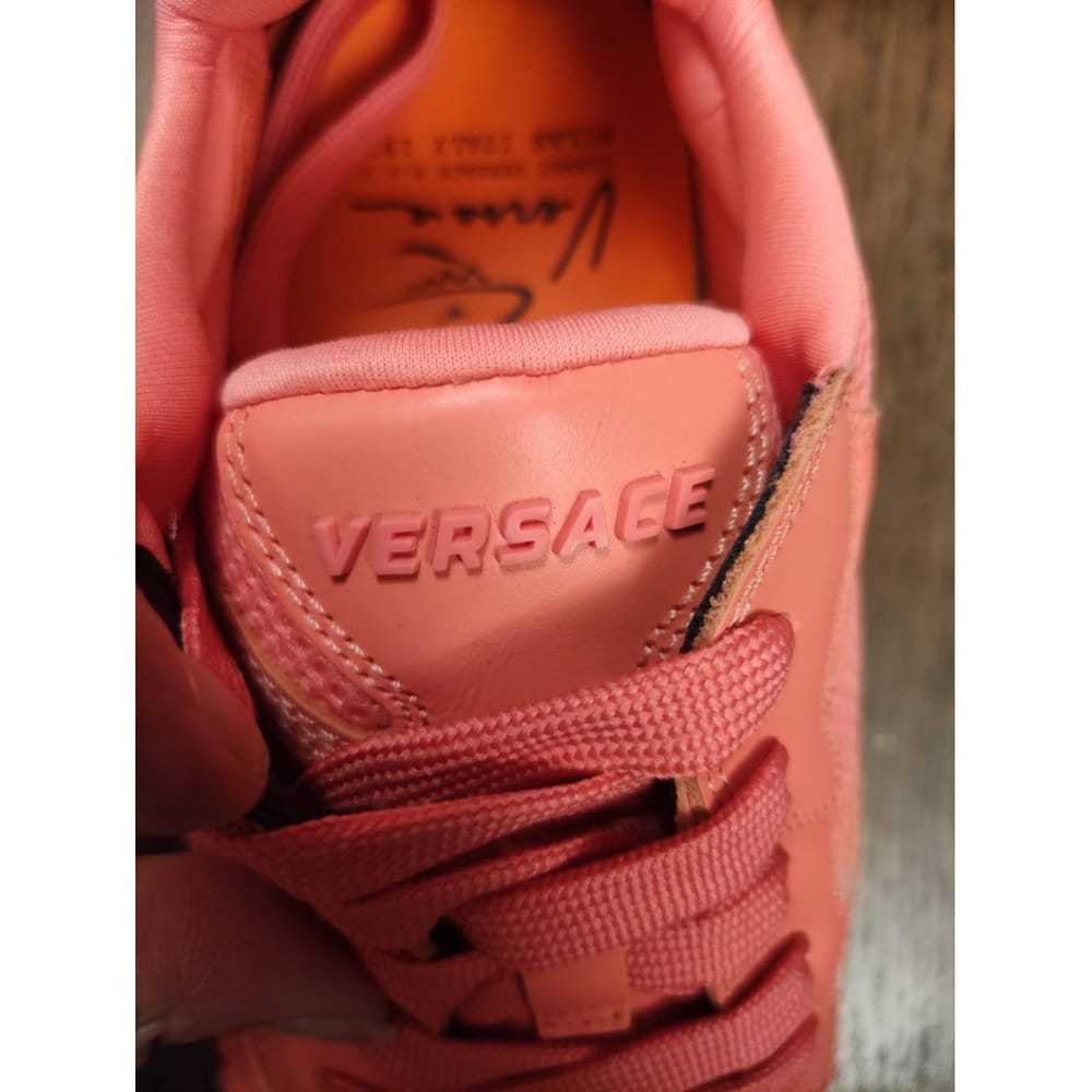 Versace Squalo leather trainers - image 9