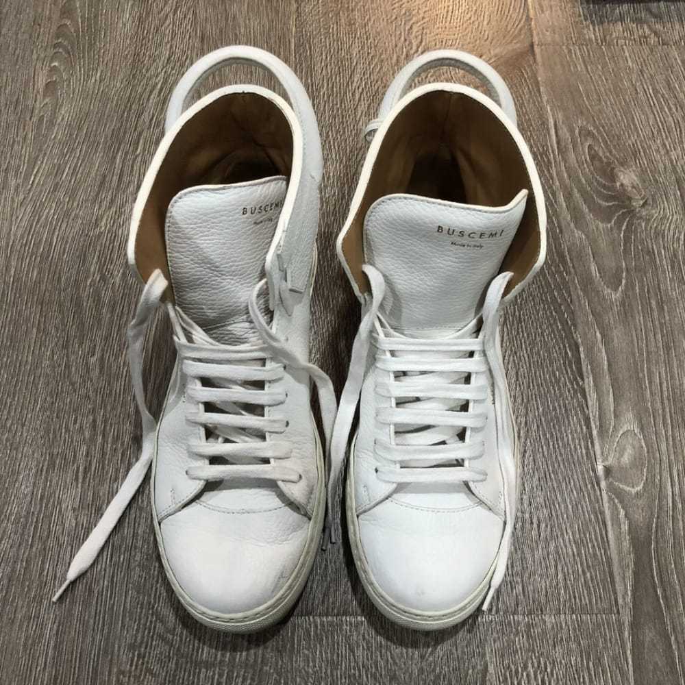 Buscemi Leather high trainers - image 2