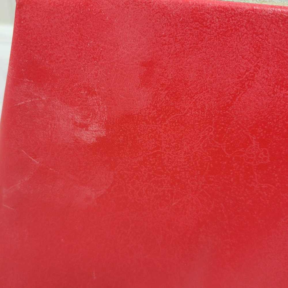 Dover Vintage 60s Purse Handbag Red Metal Hardware - image 4