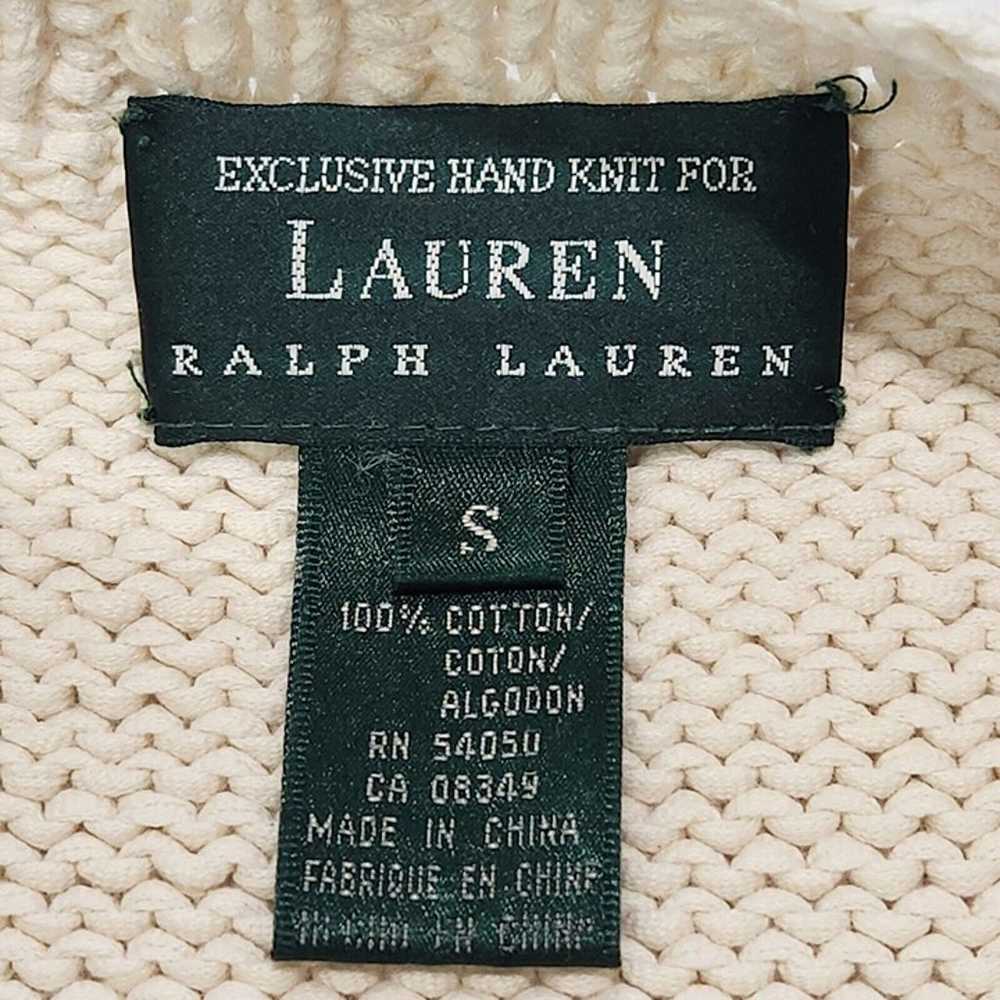 Lauren Ralph Lauren Vintage Hand Knit Sweater Wom… - image 2