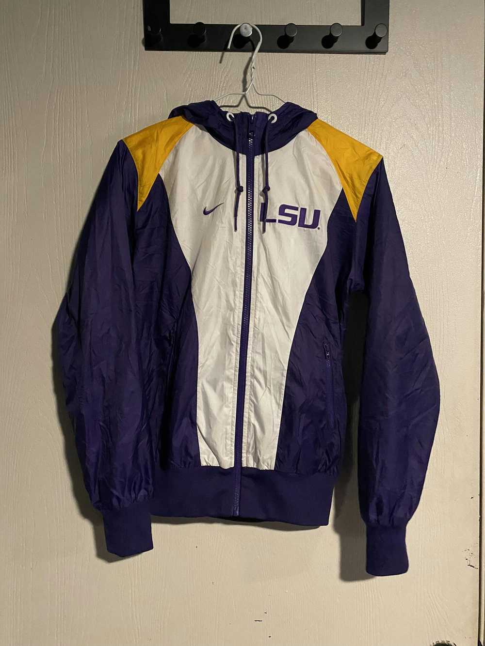 Nike × Streetwear × Vintage Nike LSU windbreaker - image 1