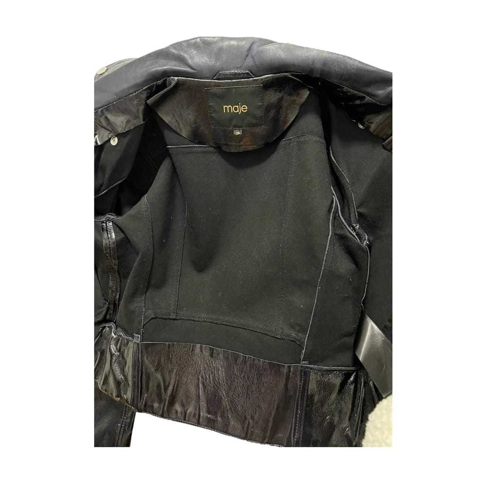 Maje Leather biker jacket - image 5