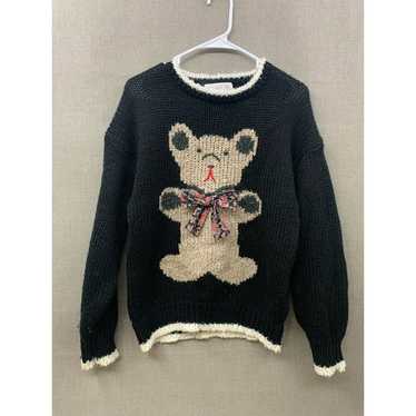 Vintage Evian II Knitted Teddy Bear sweater. Size… - image 1