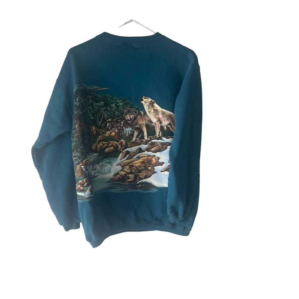 Habitat Habitat Vintage 90s Medium Outdoor Teal C… - image 5