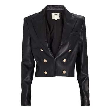 L'Agence Leather blazer - image 1