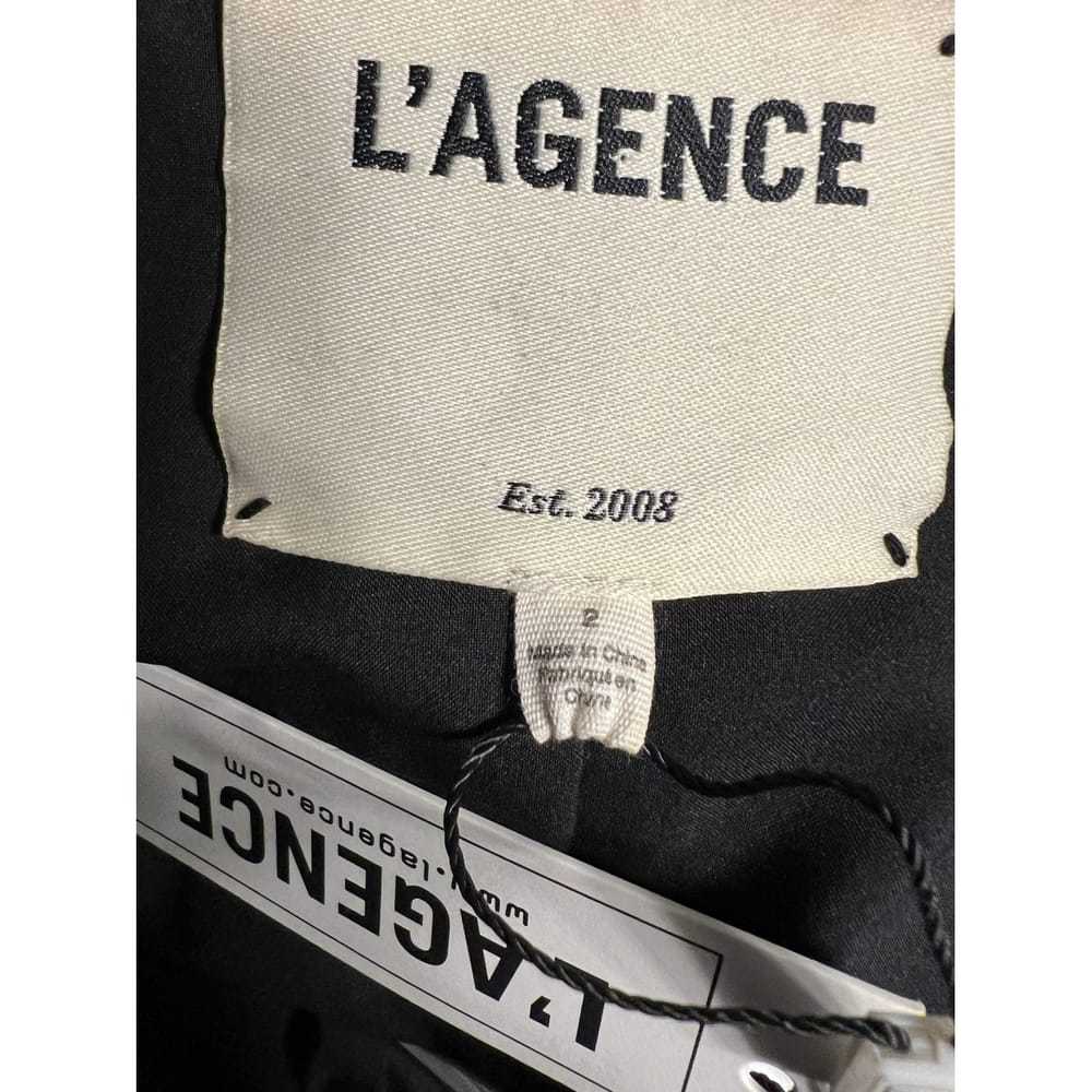 L'Agence Leather blazer - image 4