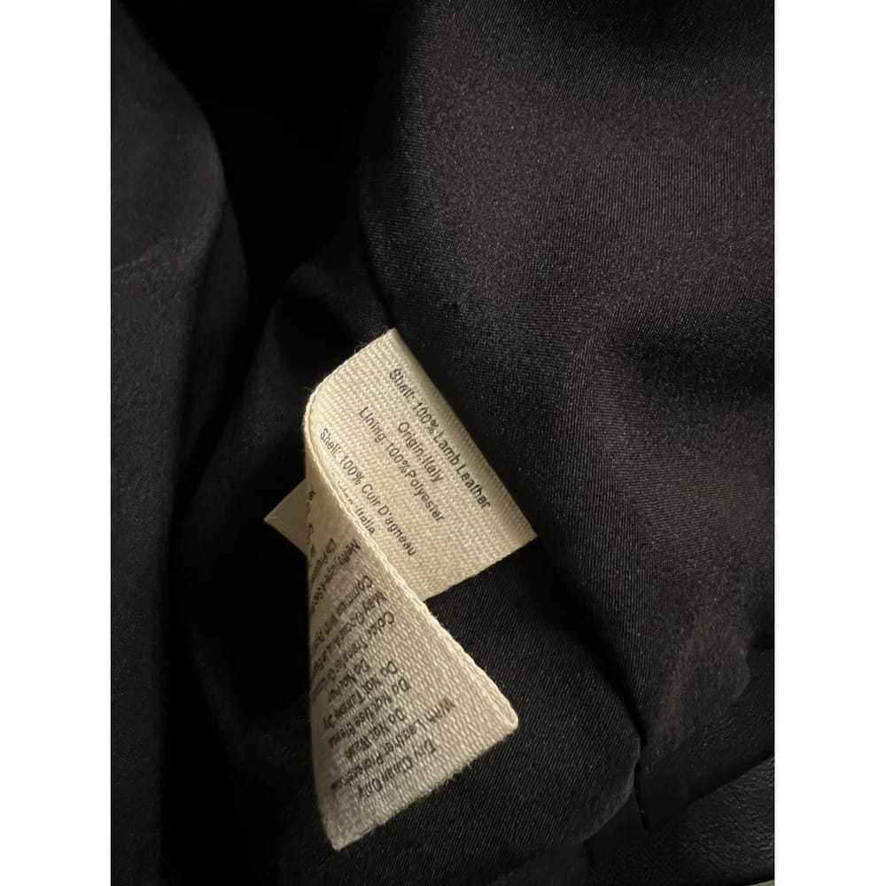 L'Agence Leather blazer - image 5