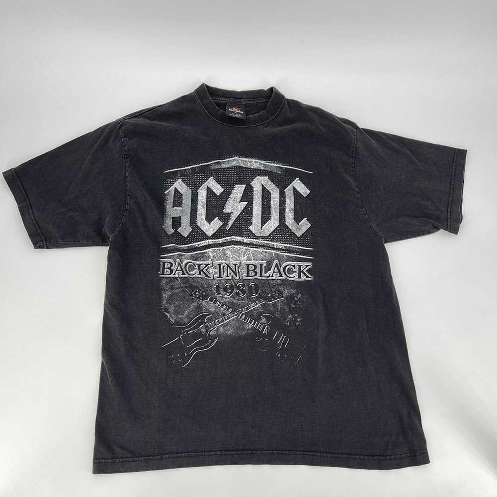 Ac/Dc × Vintage Y2K Vintage AC/DC tee - image 1