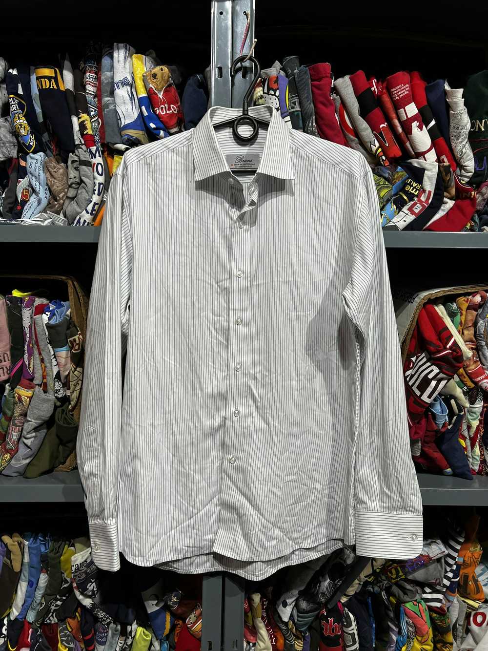Brioni × Vintage Brioni Vintage buttons shirt siz… - image 1