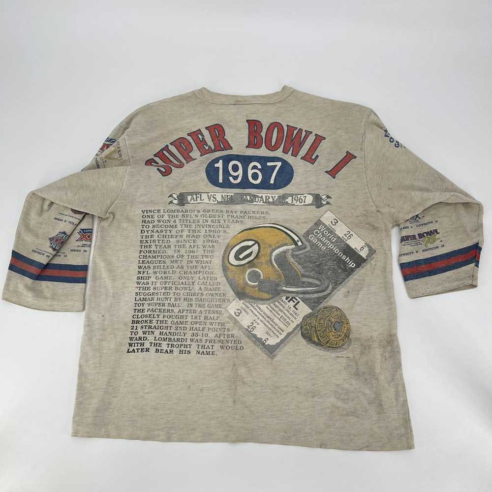 NFL × Vintage 1991 vintage nfl Super Bowl tee - image 3