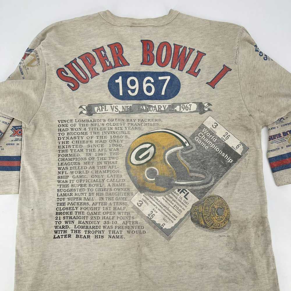 NFL × Vintage 1991 vintage nfl Super Bowl tee - image 4