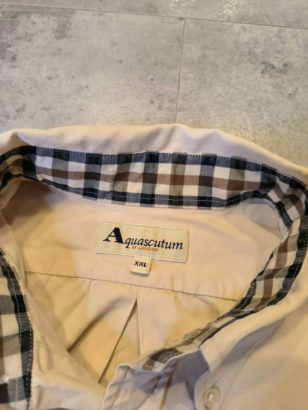 Aquascutum Aquascutum London Long Sleeve Shirt Bu… - image 5