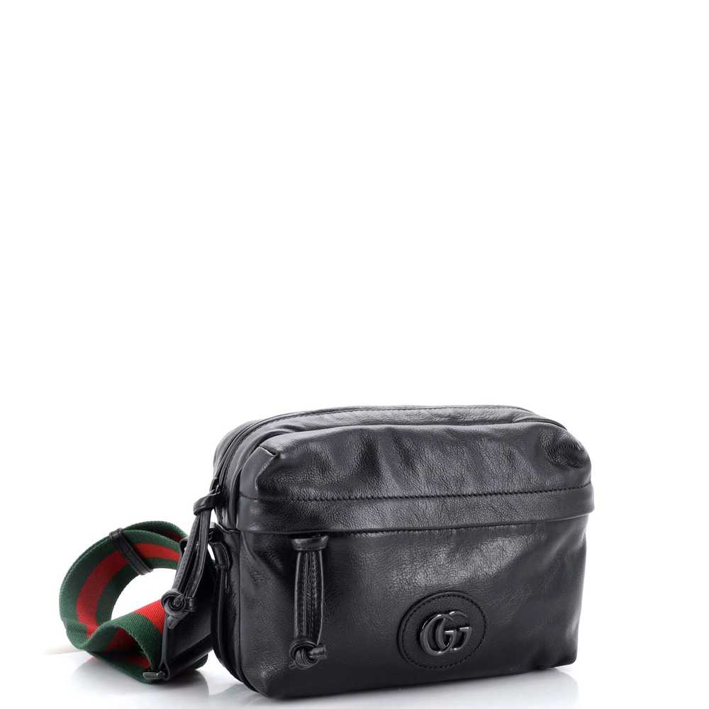 GUCCI Tonal Double G Shoulder Bag Leather - image 2