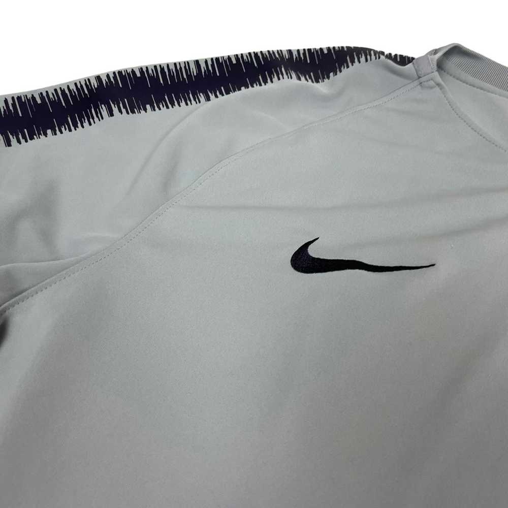 Nike × Soccer Jersey Nike Dri-Fit Mens Gray FC Ba… - image 3