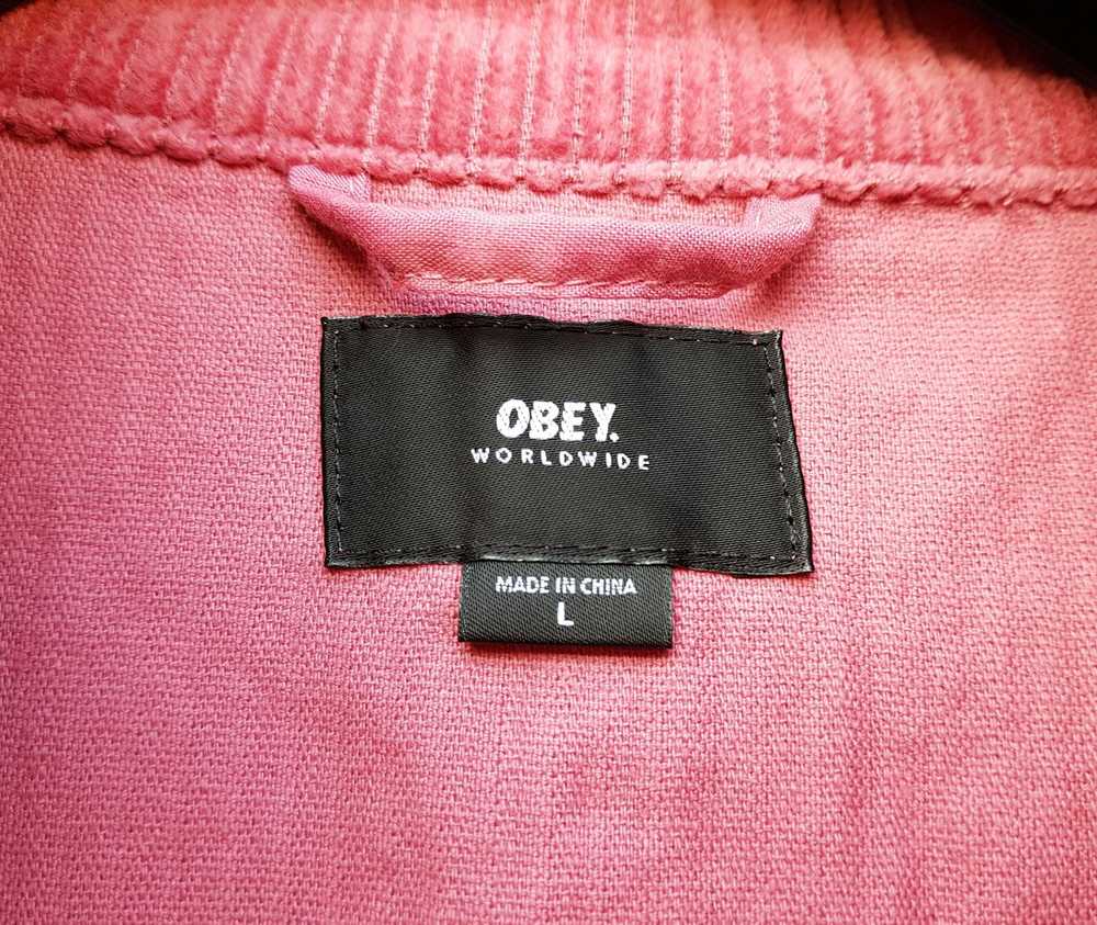 Obey × Streetwear Obey Corduroy Anorak Pullover H… - image 9