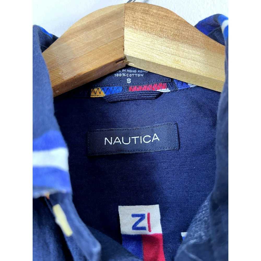 Nautica Men's Country Flag Nautica Button Front S… - image 6