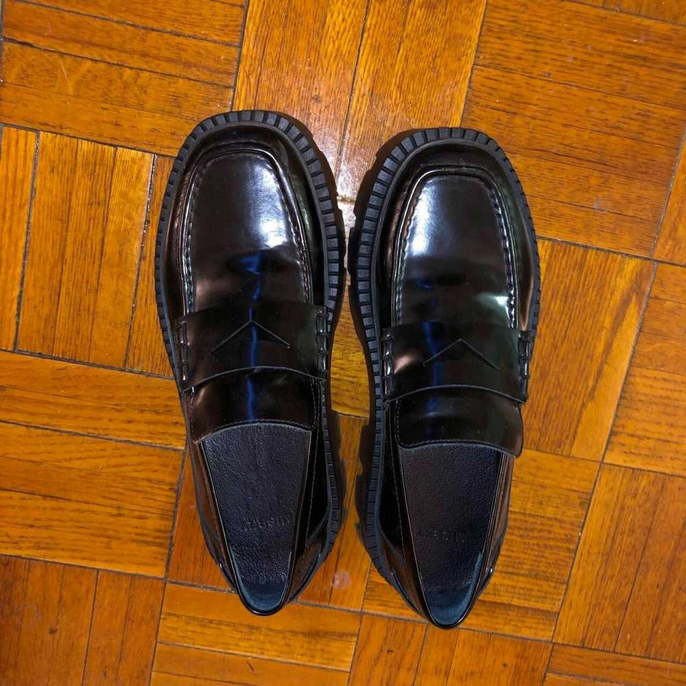 Misbhv MISBHV black combat leather loafers - image 3