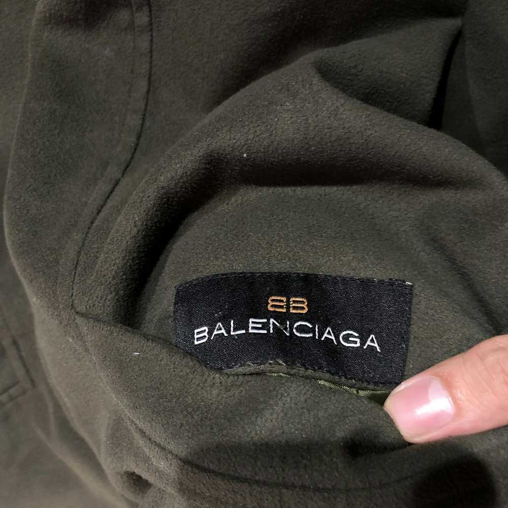 Balenciaga Balenciaga Reversible Wool/Velvet Coac… - image 6