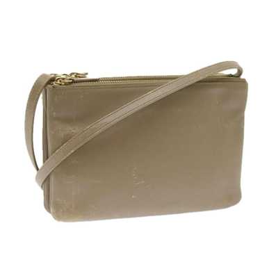Celine CELINE TRIO SMALL Shoulder Bag Leather Bei… - image 1