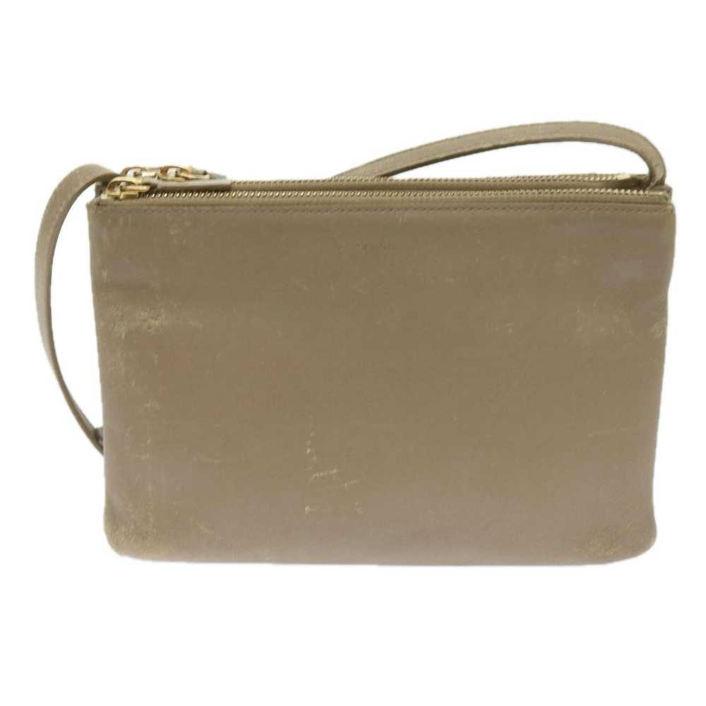 Celine CELINE TRIO SMALL Shoulder Bag Leather Bei… - image 2