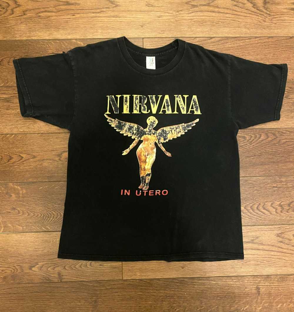 Band Tees × Nirvana × Vintage Vintage Nirvana T-s… - image 1